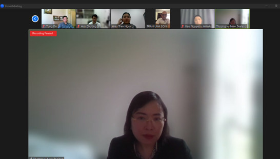 Vietnam-New Zealand Online Meeting