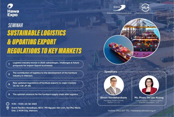 SEMINAR SUSTAINABLE LOGISTICS & UPDATING EXPORT REGULATIONS TO KEY MARKETS