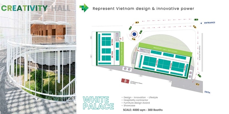 Ho Chi Minh Furniture Exhibitor List at HawaExpo 2024: Everything You Need to Know 2 Create Hall at White Palace