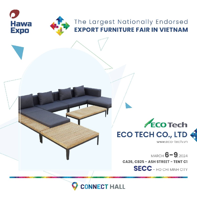  ECO Tech CO., LTD - HawaExpo 2024: Largest Vietnam Sofa Export Fair