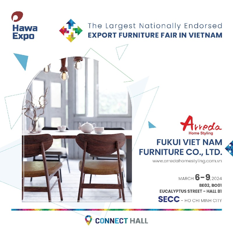 FUKUI VIETNAM FURNITURE CO., LTD - HawaExpo 2024: Largest Vietnam Sofa Export Fair
