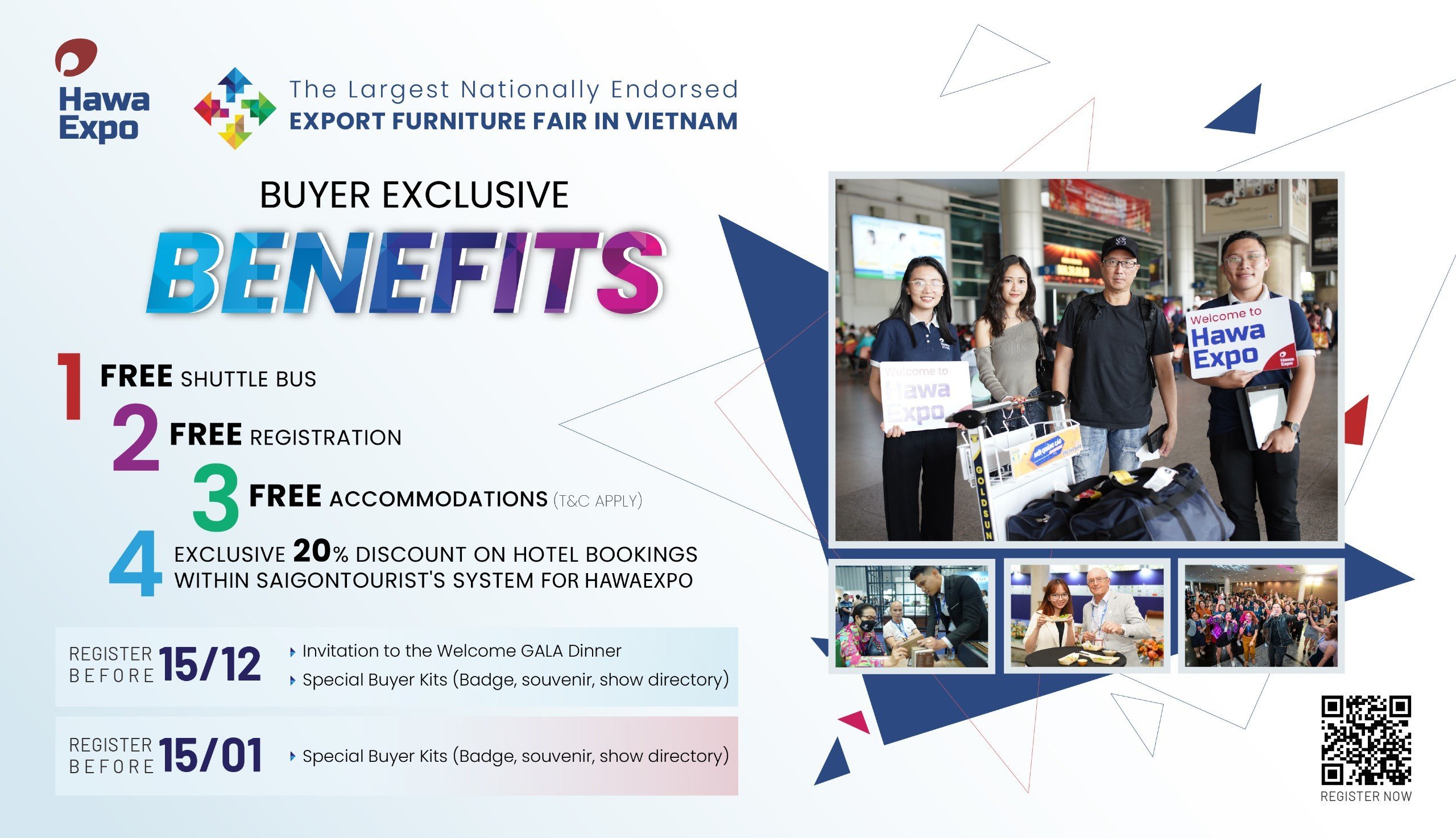 Early Registration Benefits - Vietnam's Largest Furniture Sourcing Event