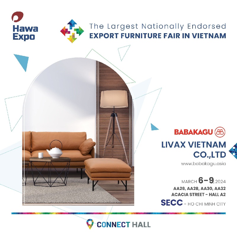LIVAX VIETNAM CO., LTD - HawaExpo 2024: Largest Vietnam Sofa Export Fair