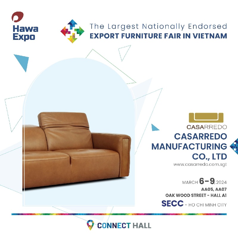 CASARREDO MANUFACTURING CO., LTD - HawaExpo 2024: Largest Vietnam Sofa Export Fair