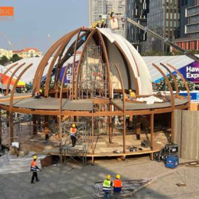 TRẦN ĐỨC & A 300M2 VIETNAMESE EXQUISITE WOODEN LOTUS