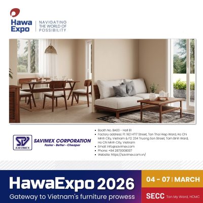 Top Furniture Manufacturers in Vietnam at HawaExpo 2026 4 savimex corporation