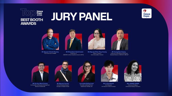 Top Best Booth Awards - HawaExpo 2026 2 Banner Ban Giam Khao