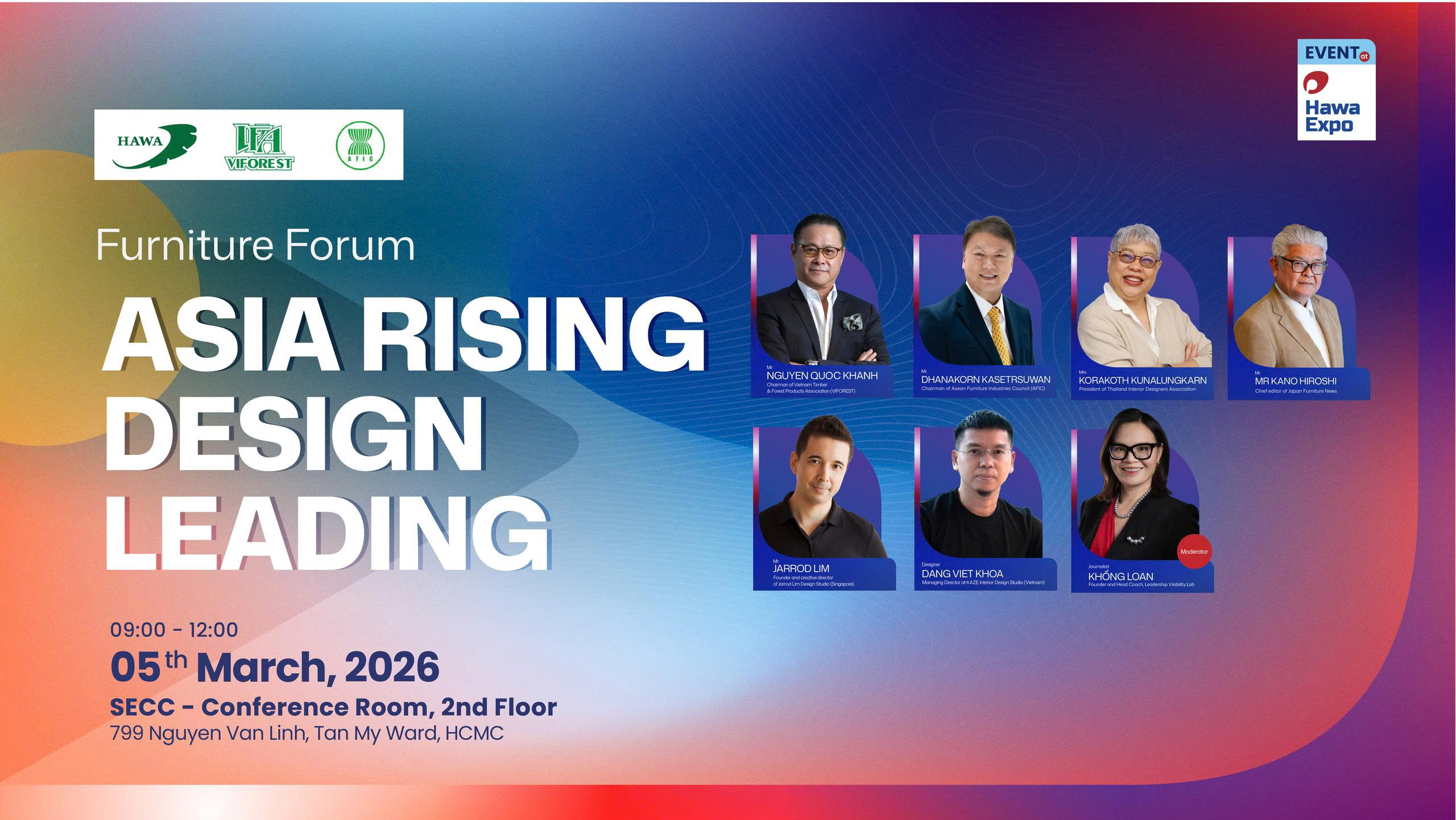 banner speaker 16 9 furniture forum 2026 hawaexpo 1