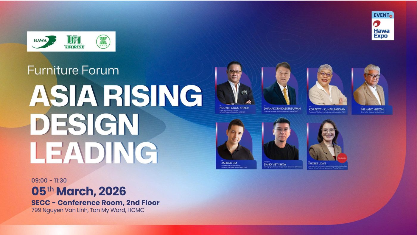 banner speaker 16 9 furniture forum 2026 hawaexpo